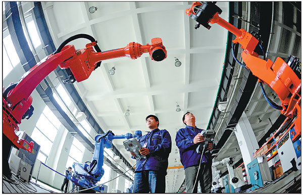 Thị trường robot công nghiệp của Trung Quốc lớn nhất thế giới 
